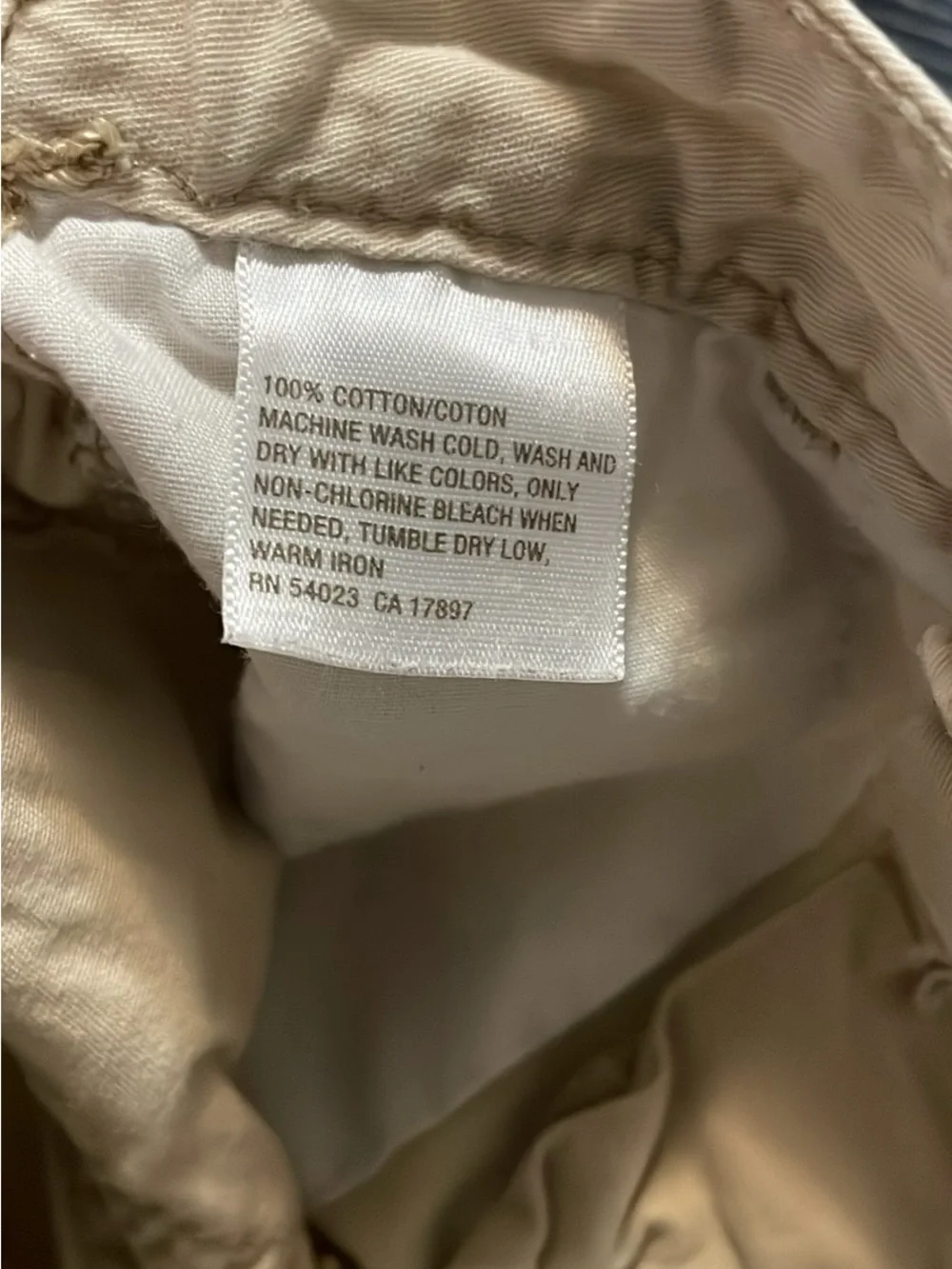 6/12m Vintage Y2K Old Navy Khaki Cargo Pants